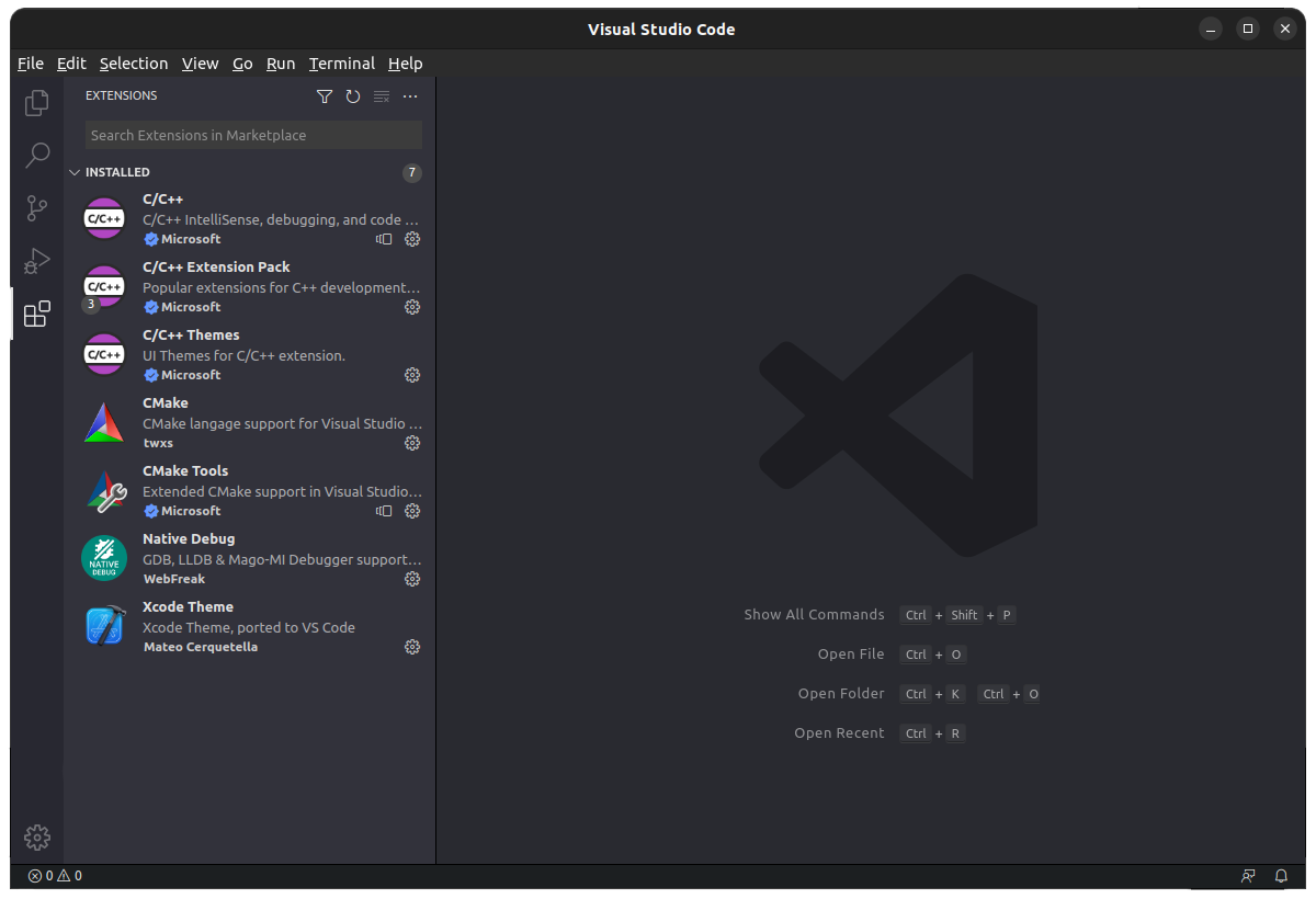 Microvisor Remote Debugging with VSCode: select and install the extensions you need.