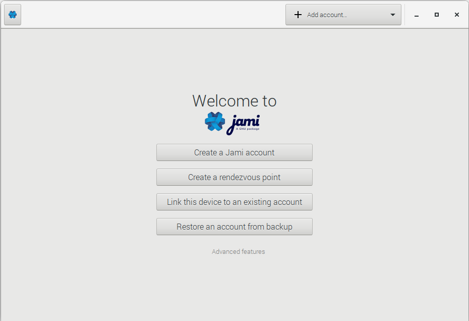 Super SIM IoT VoIP — Jami setup — new account.